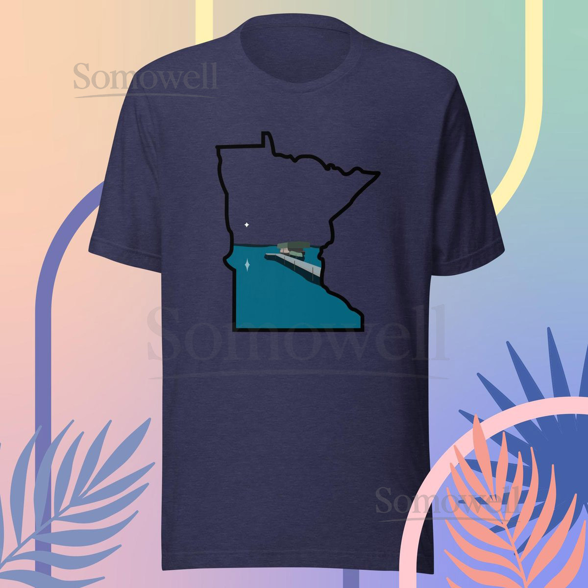 Minnesota North Star Lake T-Shirt_621