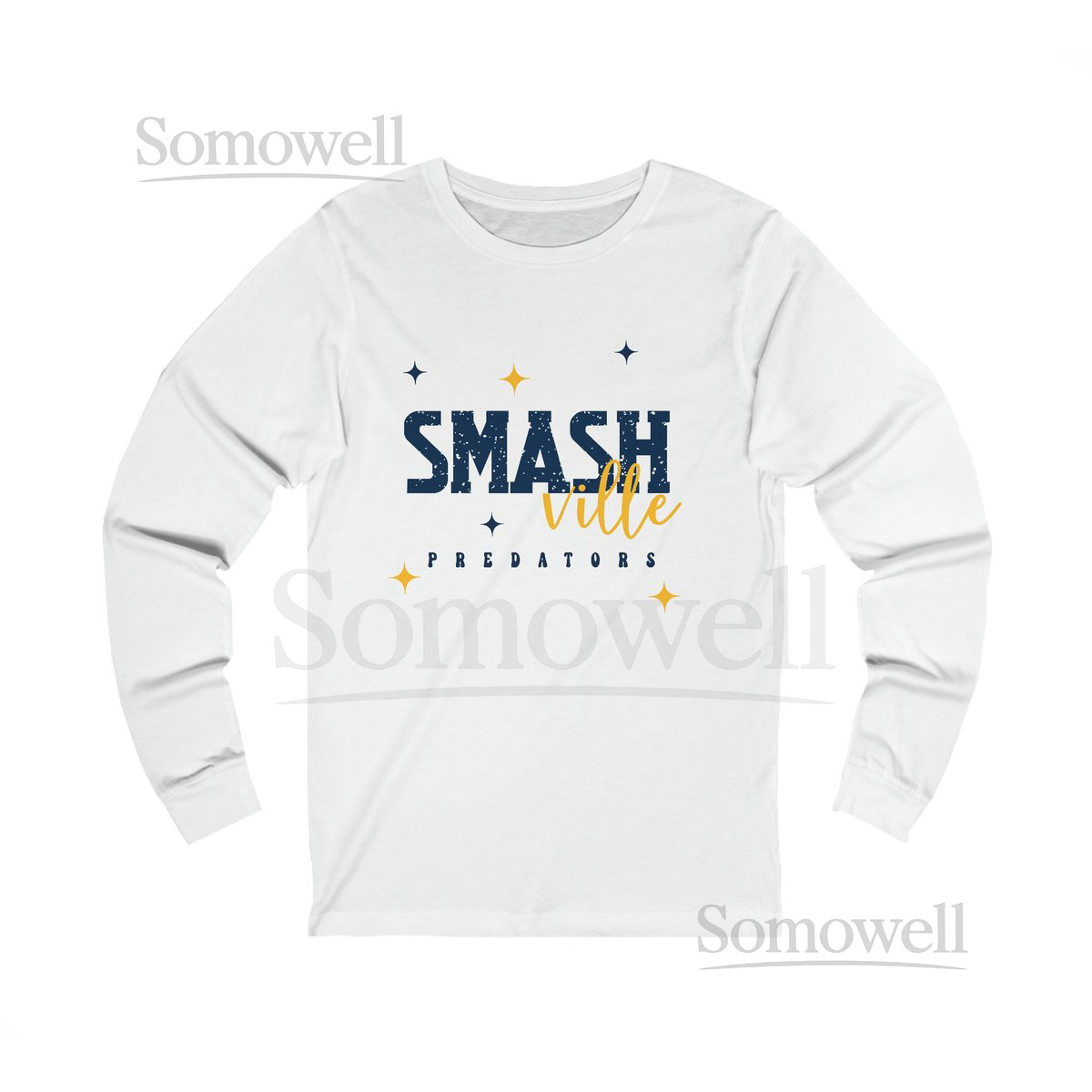 Nashville Predators Long Sleeve Tee Smashville_334