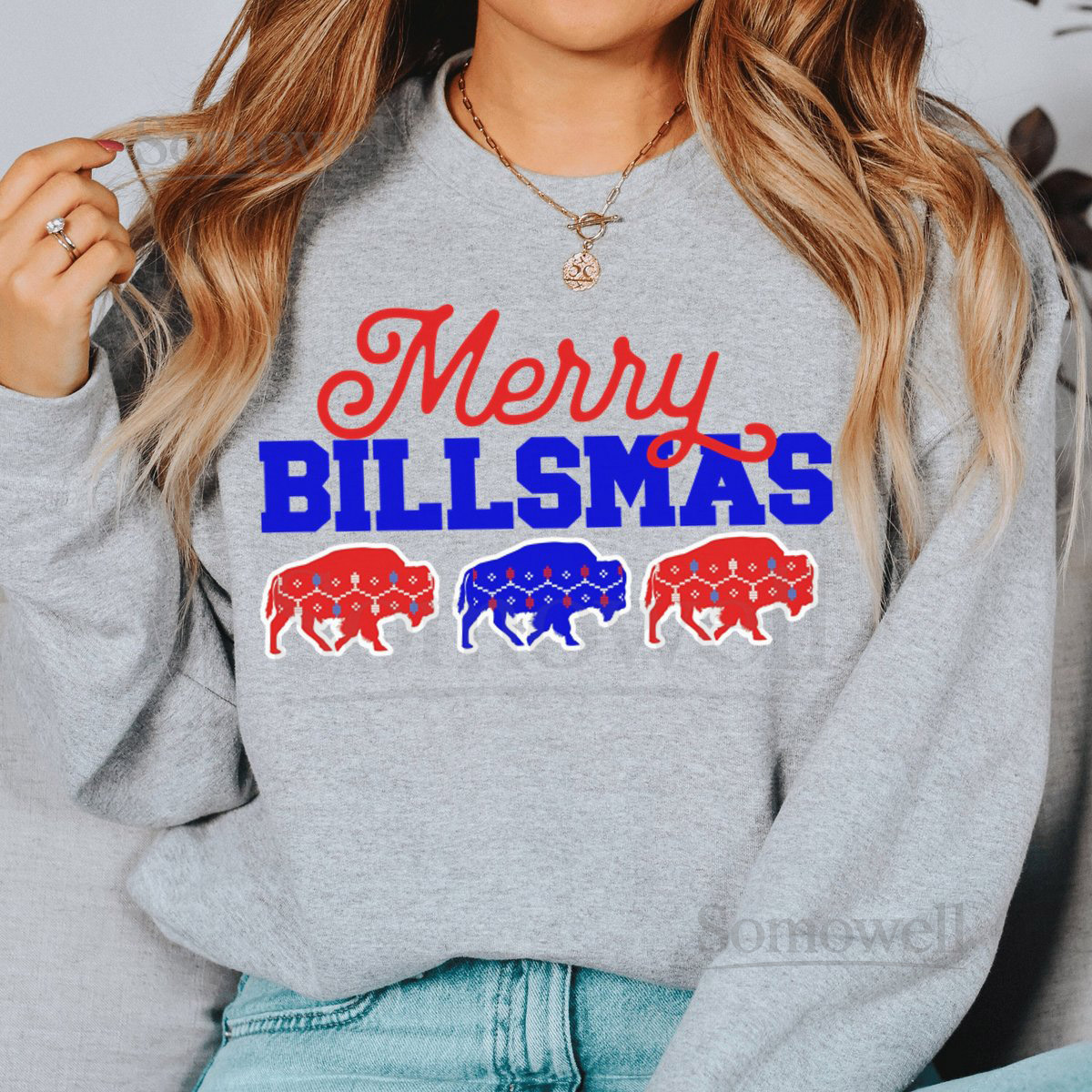 Buffalo Football Sweatshirt Buffalo Christmas Sweatshirt Buffalo Football Shirt Stefon Diggs Shirt Josh Allen Crewneck Bills Crewneck_285