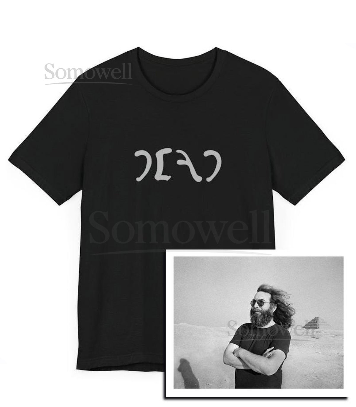 Dead T-Shirt Egypt Pyramids Camel Egyptian Font Jam Band Classic Rock Guitar Dead Music Festival Tee Steal Jerry Bear Rock Tee_401