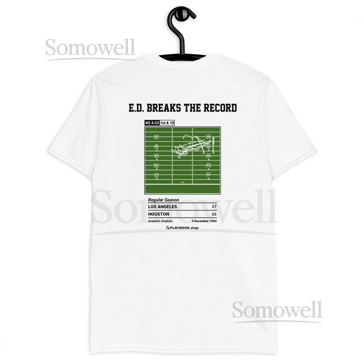 Greatest Rams Plays T-shirt E.D. Breaks the Record 1984_188