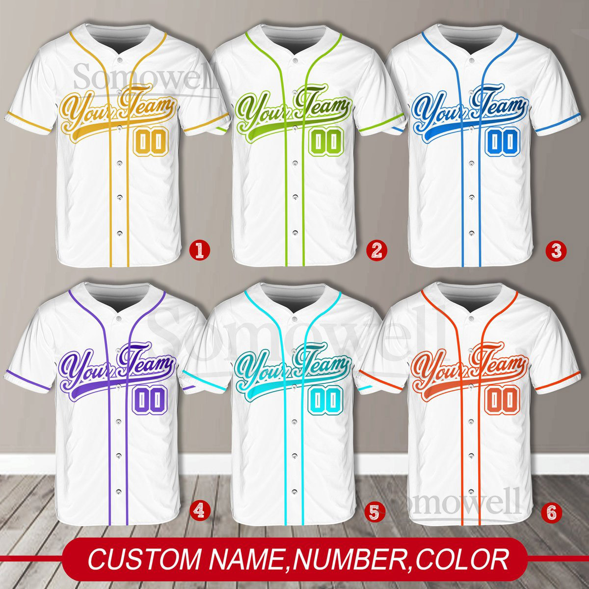 Personalized Team Name And Number Baseball Jersey Custom Baseball Jersey Shirt Baseball Jersey Uniform For Baseball Fans Baseball Lovers_439