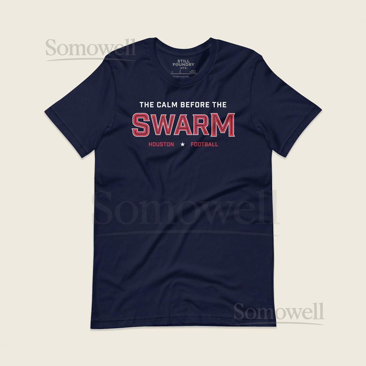 Houston Texans Swarm Men's T-Shirt Houston Texans Houston Football Bulls on Parade Houston Graphic Tee CJ Stroud H-Tow_344