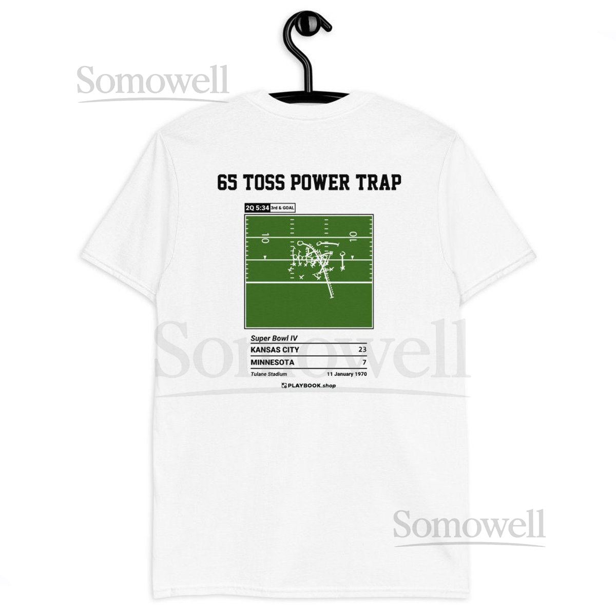 Greatest Chiefs Plays T-shirt 65 Toss Power Trap 1970_184