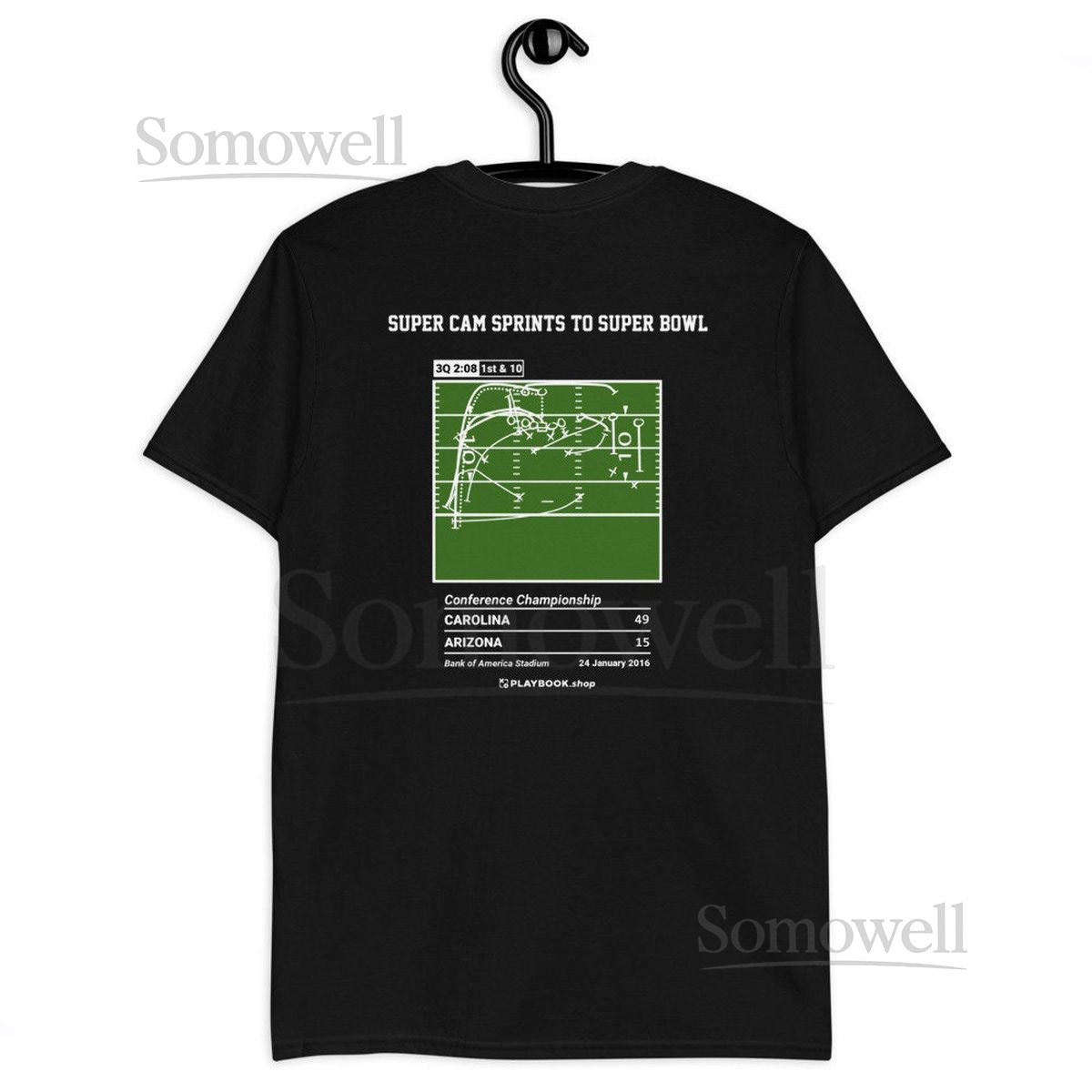 Greatest Panthers Plays T-shirt Super Cam sprints to Super Bowl 2016_668