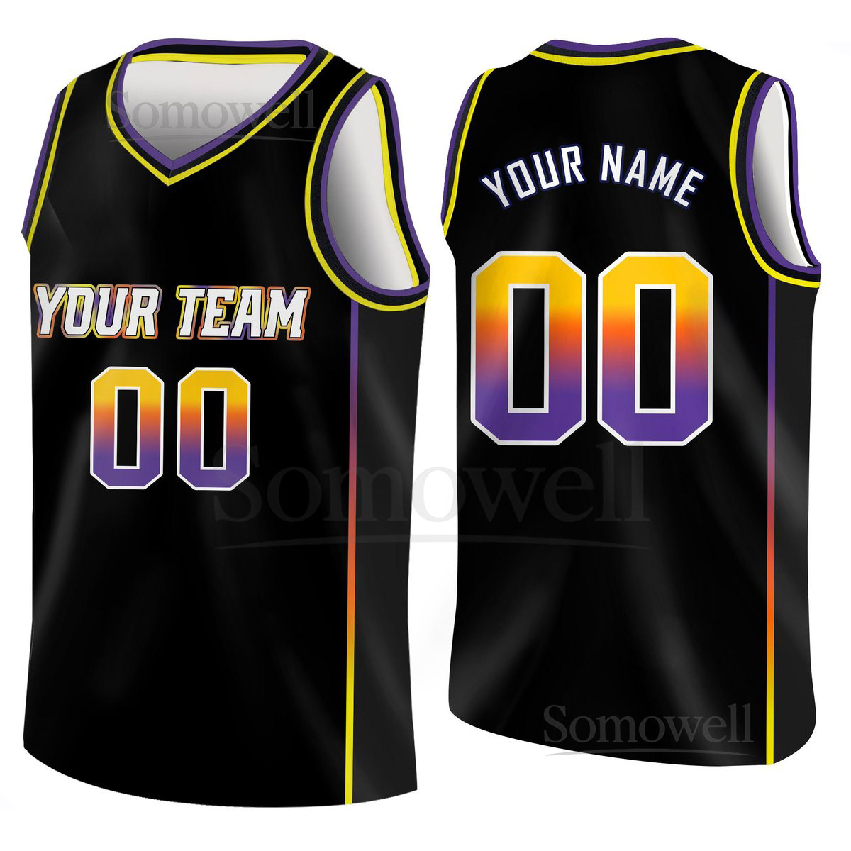 Custom Basketball Jersey Team Name Number Basketball Jersey Team Game Day Outfit Basketball Jersey for Basketball Fan Lovers Players_008