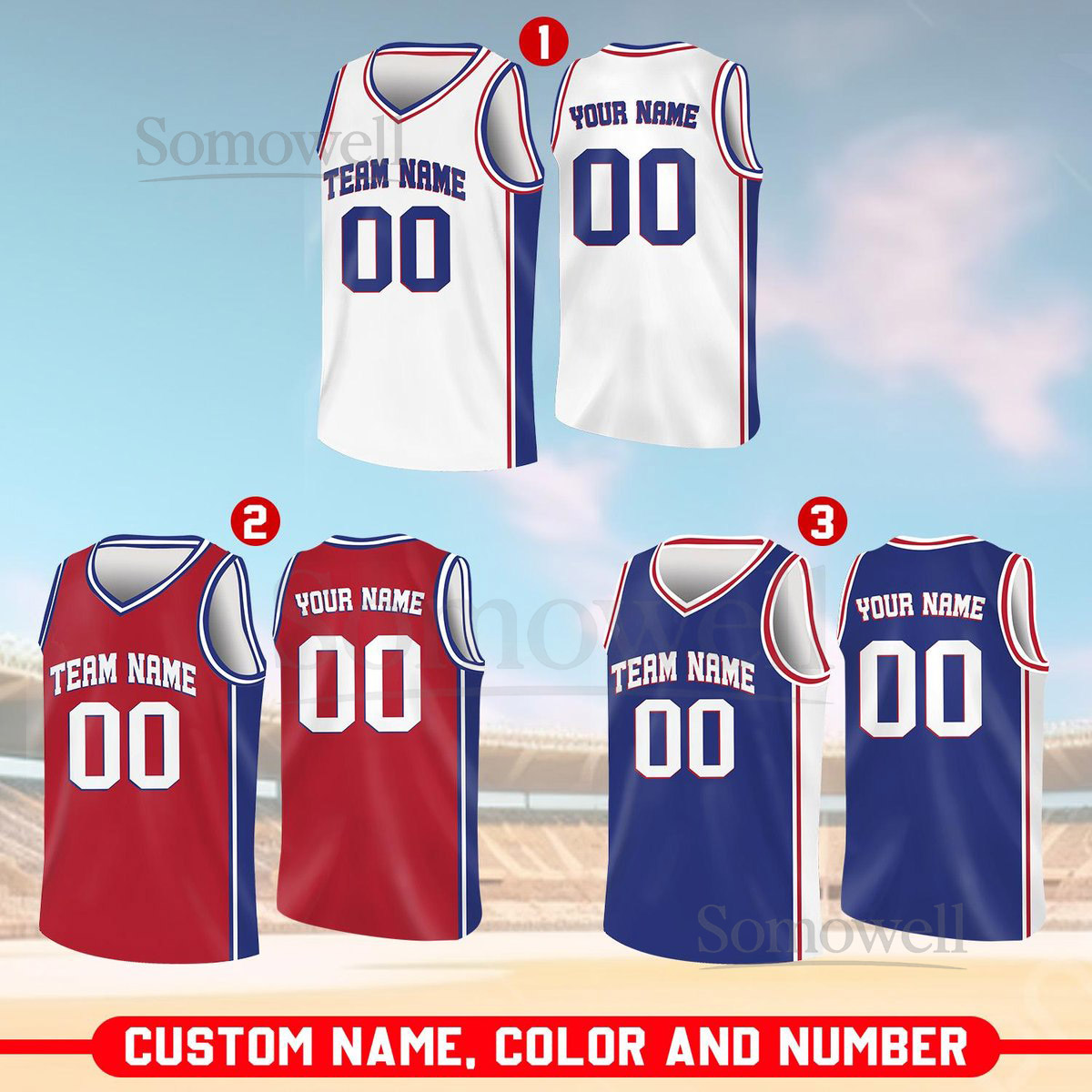 Custom Basketball Jersey Team Name Number Basketball Jersey Team Game Day Outfit Basketball Jersey for Basketball Fan Lovers Players_066