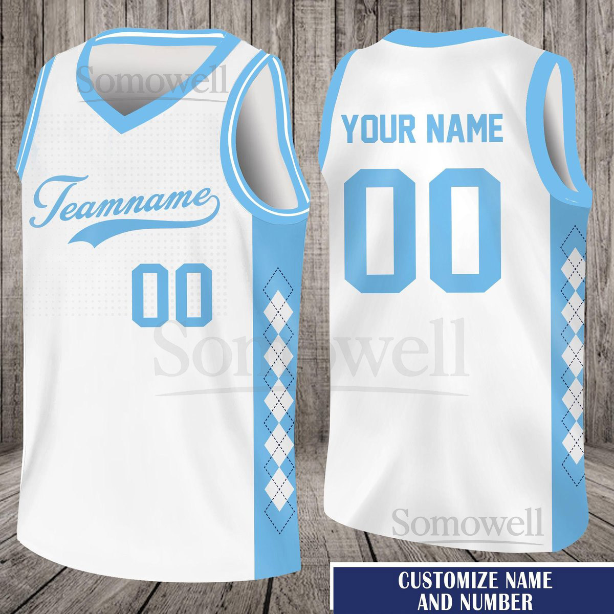 Custom Basketball Jersey Team Name Number Basketball Jersey Team Game Day Outfit Basketball Jersey for Basketball Fan Lovers Players_064