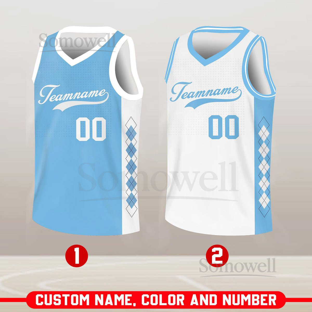 Custom Basketball Jersey Team Name Number Basketball Jersey Team Game Day Outfit Basketball Jersey for Basketball Fan Lovers Players_067
