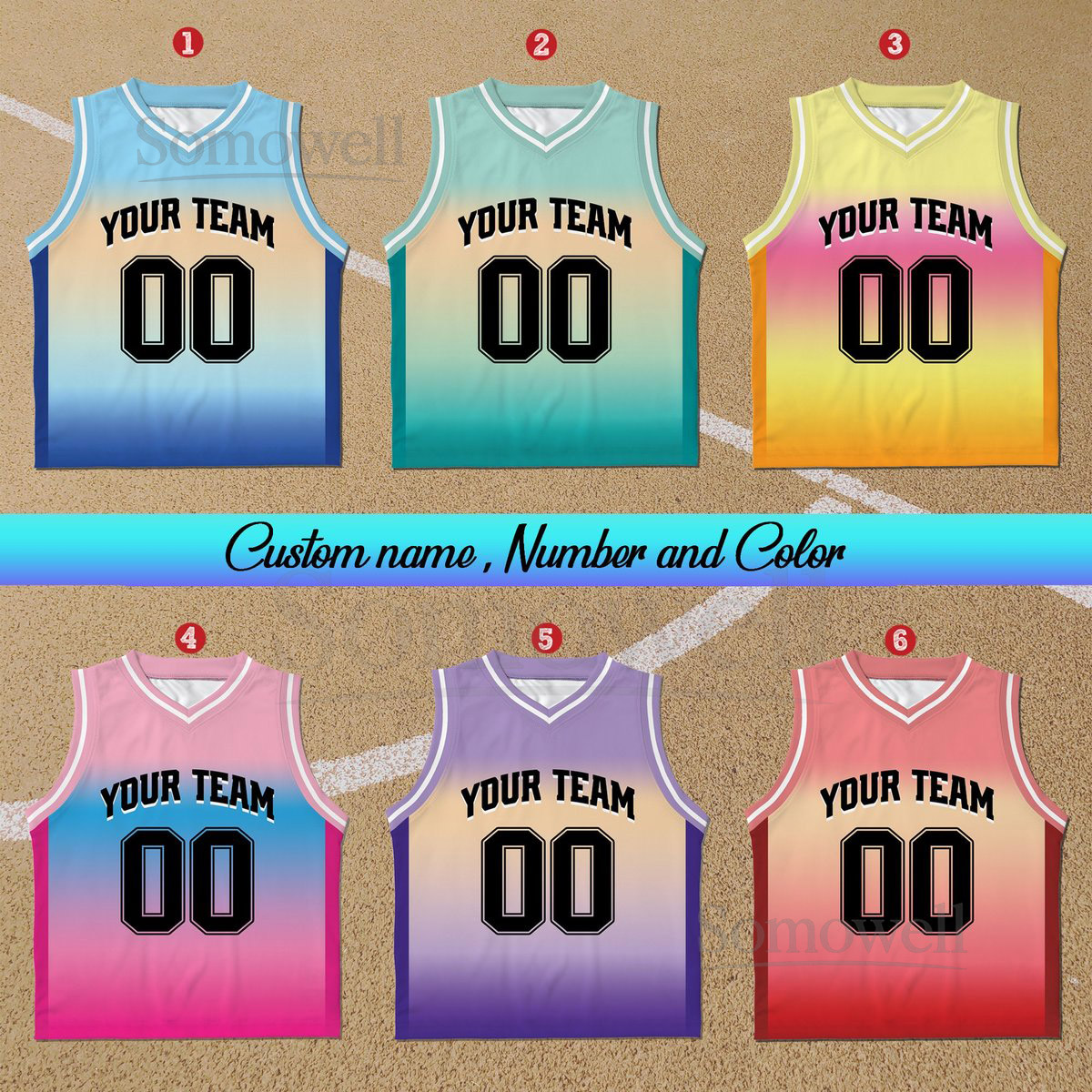 Custom Basketball Jersey Team Name Number Personalized Youth Kid Basketball Jersey Game Day Outfit Kids Birthday Jersey Toddler Jersey_099