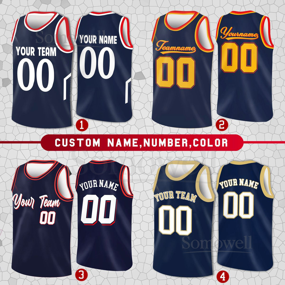 Custom Basketball Jersey Team Name Number Basketball Jersey Team Game Day Outfit Basketball Jersey for Basketball Fan Lovers Players_019