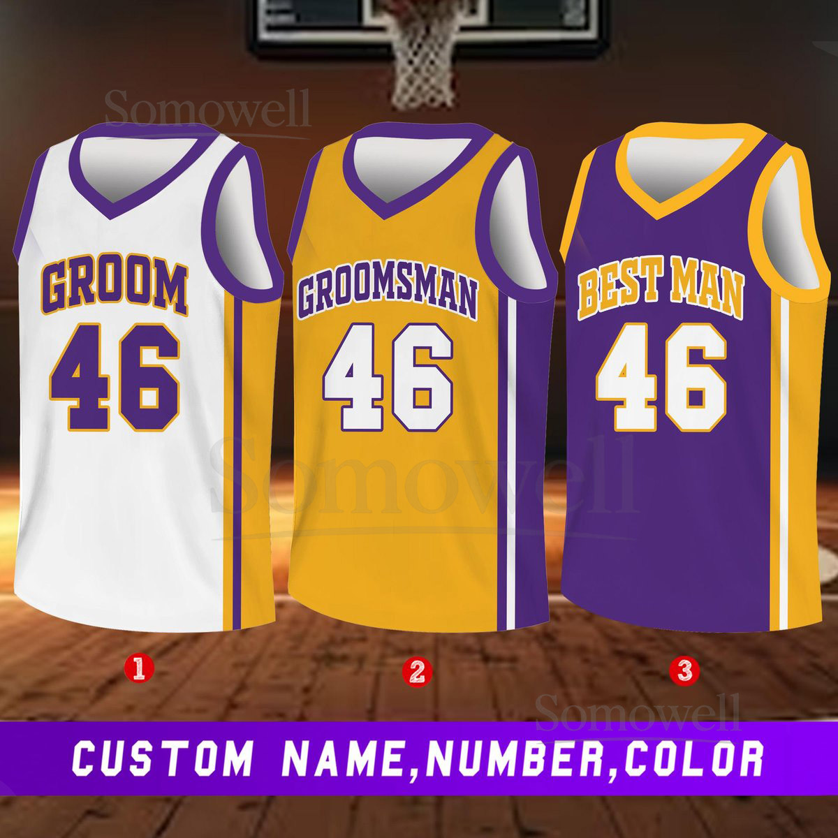 Custom Groom Groomsmen Basketball Jersey Personalized Best Man Jersey Basketball Jersey For Engagement Wedding Bachelor Party Jersey_176