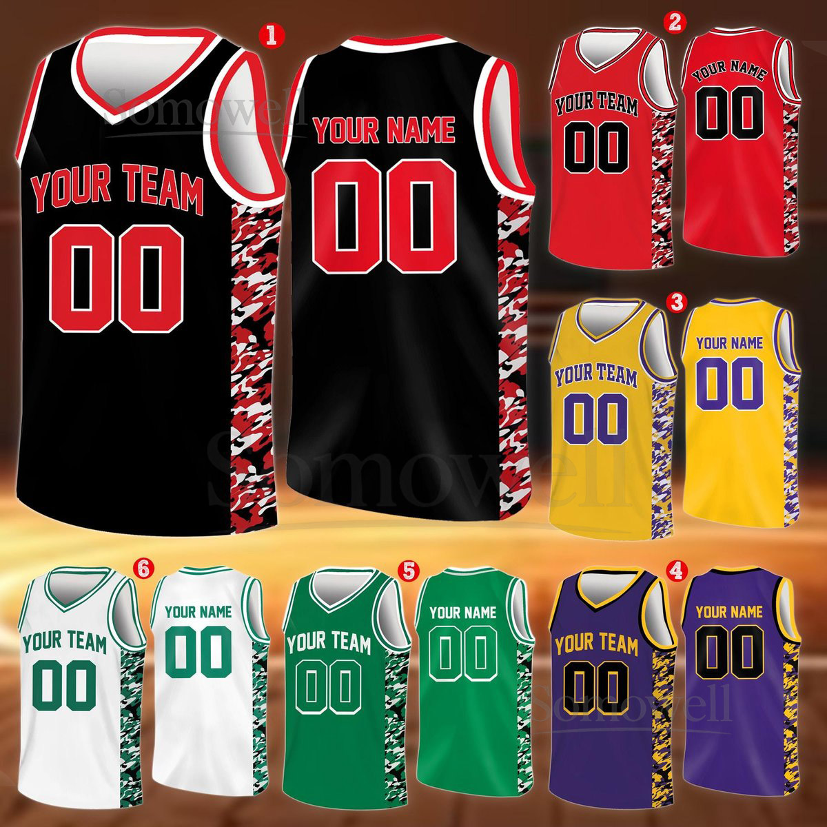 Custom Basketball Jersey Team Name Number Basketball Jersey Team Game Day Outfit Basketball Jersey for Basketball Fan Lovers Players_065