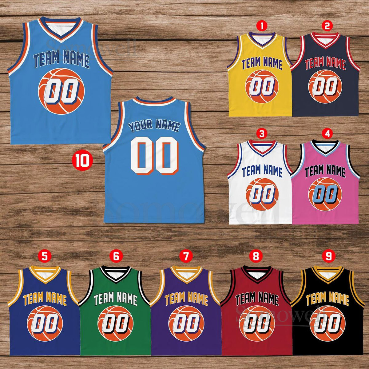 Custom Basketball Jersey Team Name Number Personalized Youth Kid Basketball Jersey Game Day Outfit Kids Birthday Jersey Toddler Jersey_112