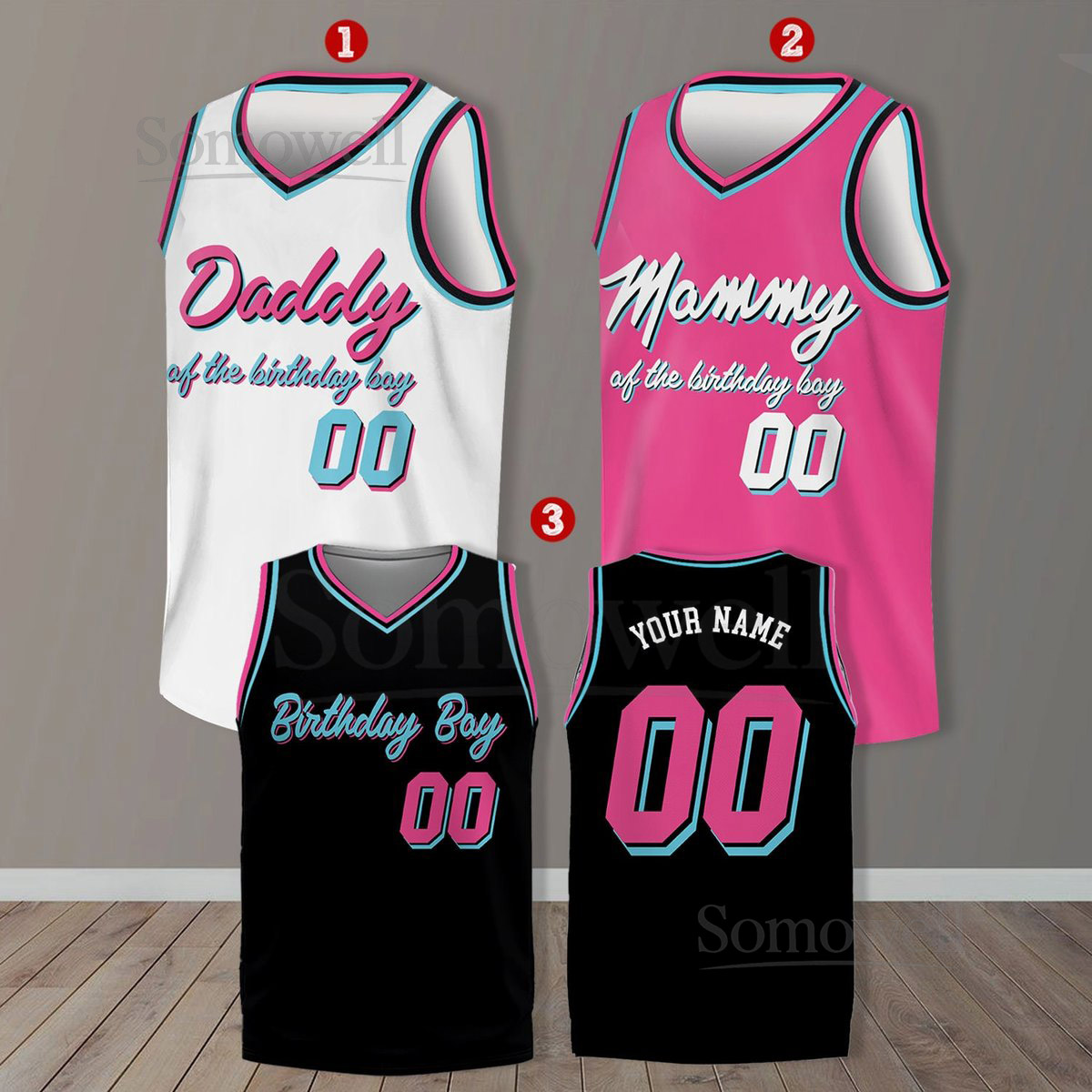 Custom Name Birthday Basketball Jersey Daddy Mommy Of The Birthday Boy Jersey Birthday Gift For Boys Kids Family Matching Birthday Party_194