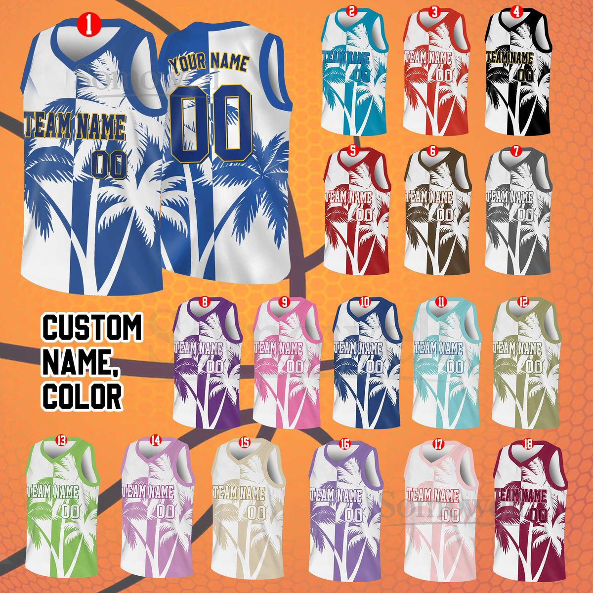 Custom Basketball Jersey Team Name Number Basketball Jersey Team Game Day Outfit Basketball Jersey for Basketball Fan Lovers Players_088