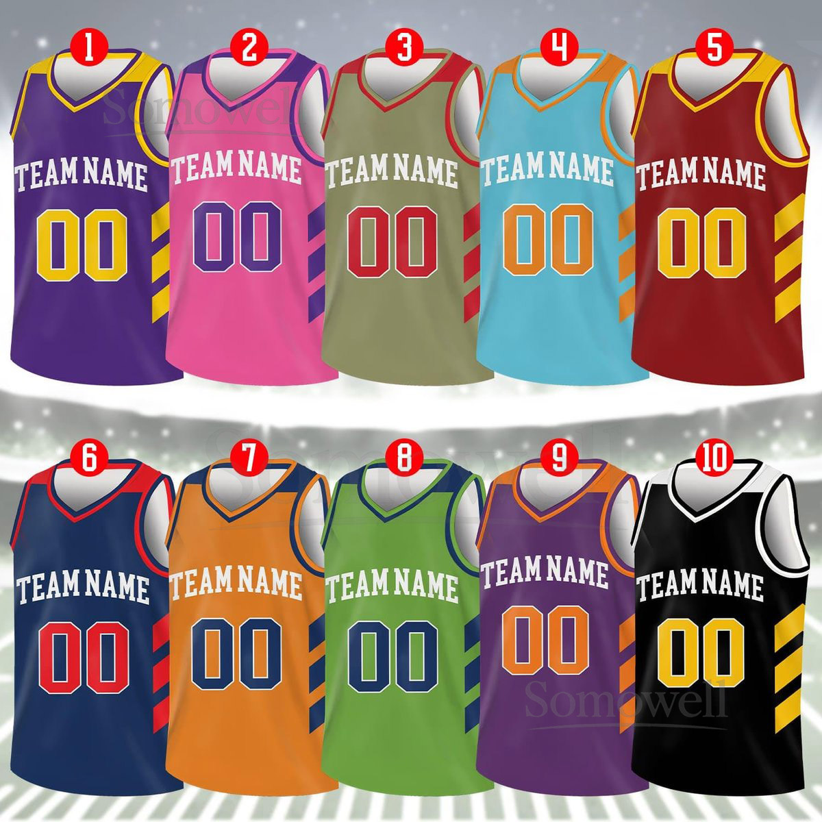 Custom Basketball Jersey Team Name Number Basketball Jersey Team Game Day Outfit Basketball Jersey for Basketball Fan Lovers Players_076