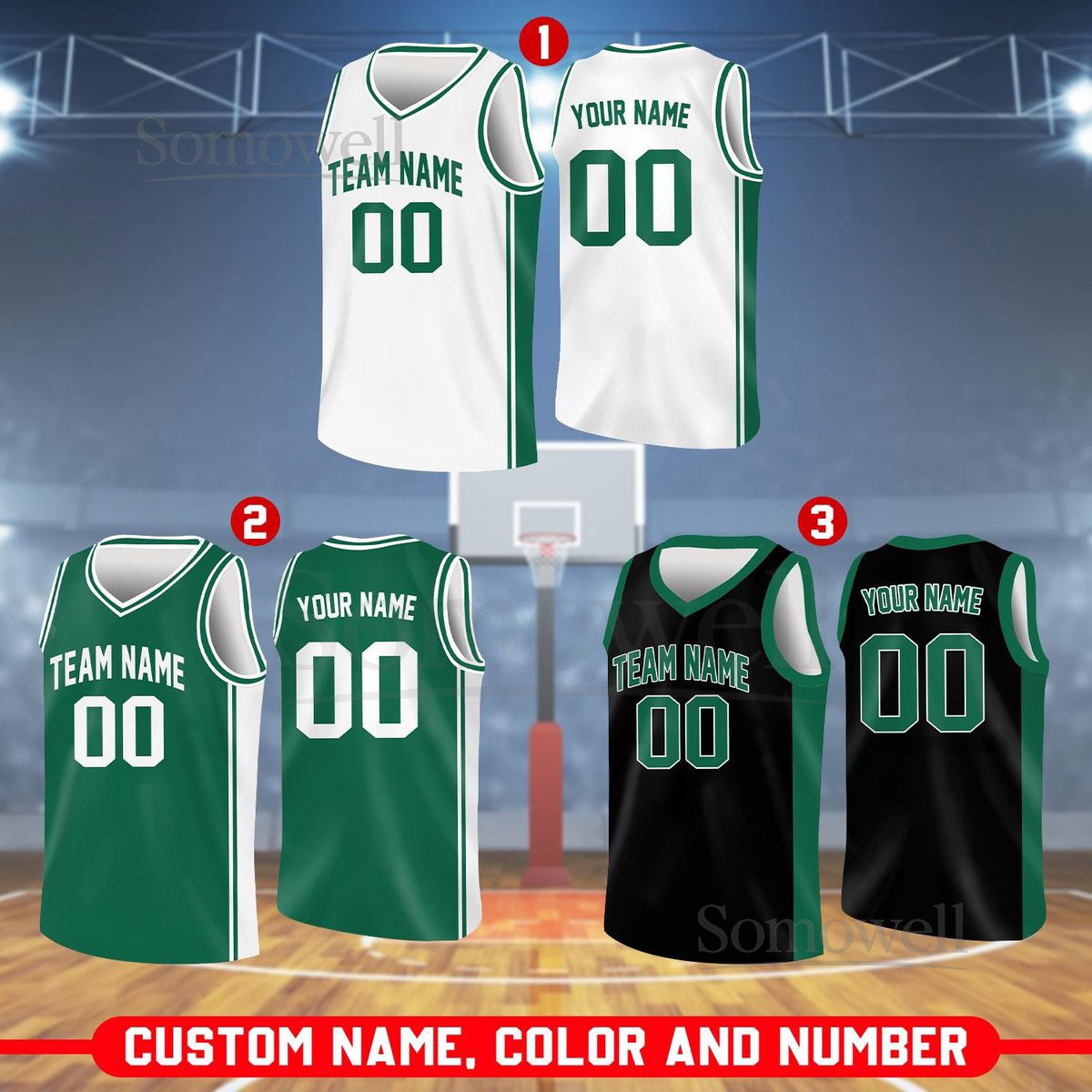 Custom Basketball Jersey Team Name Number Basketball Jersey Team Game Day Outfit Basketball Jersey for Basketball Fan Lovers Players_063
