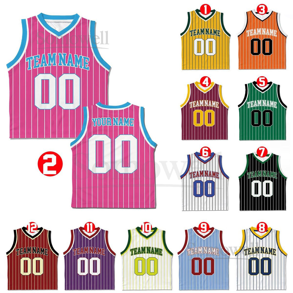 Custom Basketball Jersey Team Name Number Personalized Youth Kid Basketball Jersey Game Day Outfit Kids Birthday Jersey Toddler Jersey_136