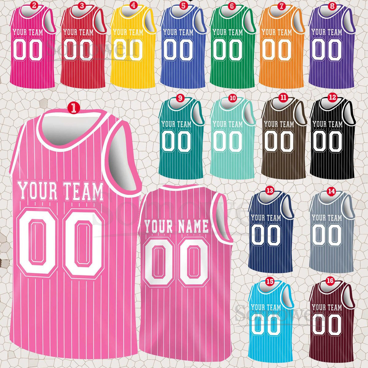 Custom Basketball Jersey Team Name Number Personalized Adult Youth Kid Jersey Game Day Outfit Kids Birthday Jersey Toddler Jersey_094