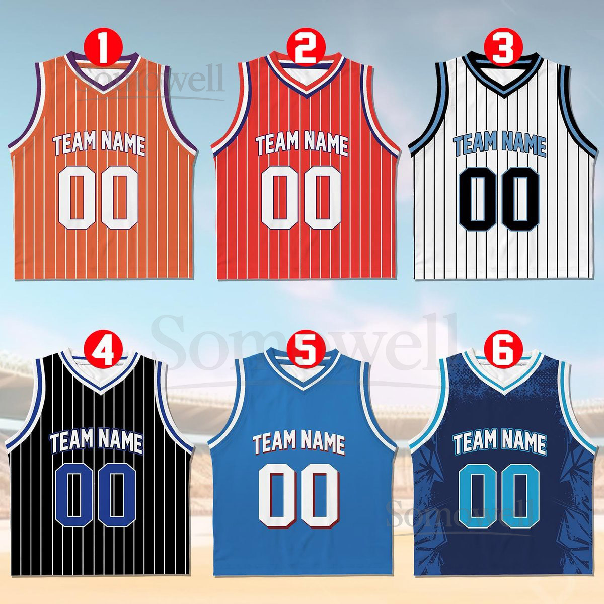 Custom Basketball Jersey Team Name Number Basketball Jersey Team Game Day Outfit Basketball Jersey for Basketball Fan Lovers Players_087