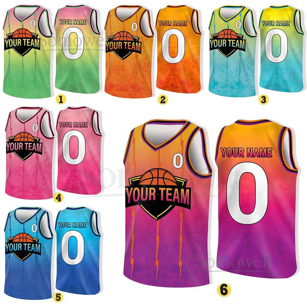 Custom Basketball Jersey Team Name Number Basketball Jersey Team Game Day Outfit Basketball Jersey for Basketball Fan Lovers Players_031