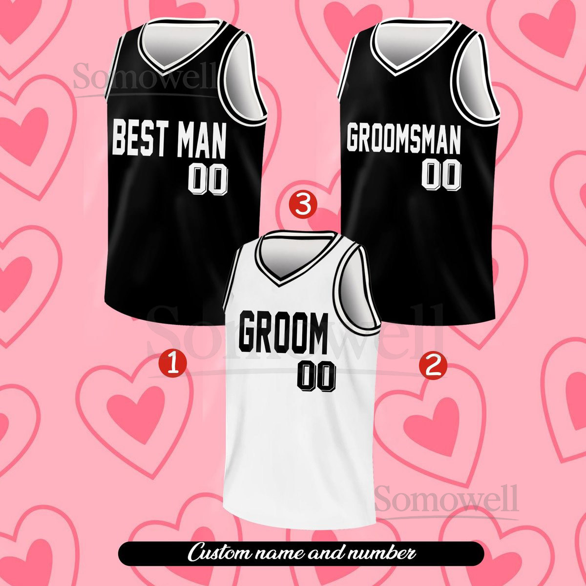 Custom Groom Groomsmen Basketball Jersey Personalized Best Man Jersey Basketball Jersey For Engagement Wedding Bachelor Party Jersey_178