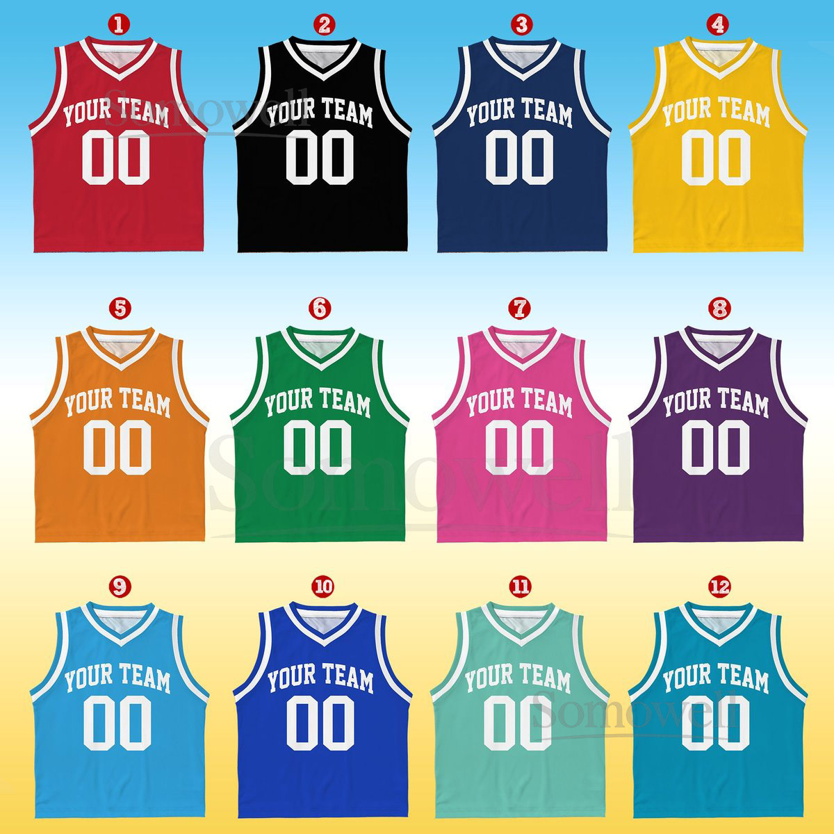 Custom Basketball Jersey Team Name Number Personalized Youth Kid Basketball Jersey Game Day Outfit Kids Birthday Jersey Toddler Jersey_104