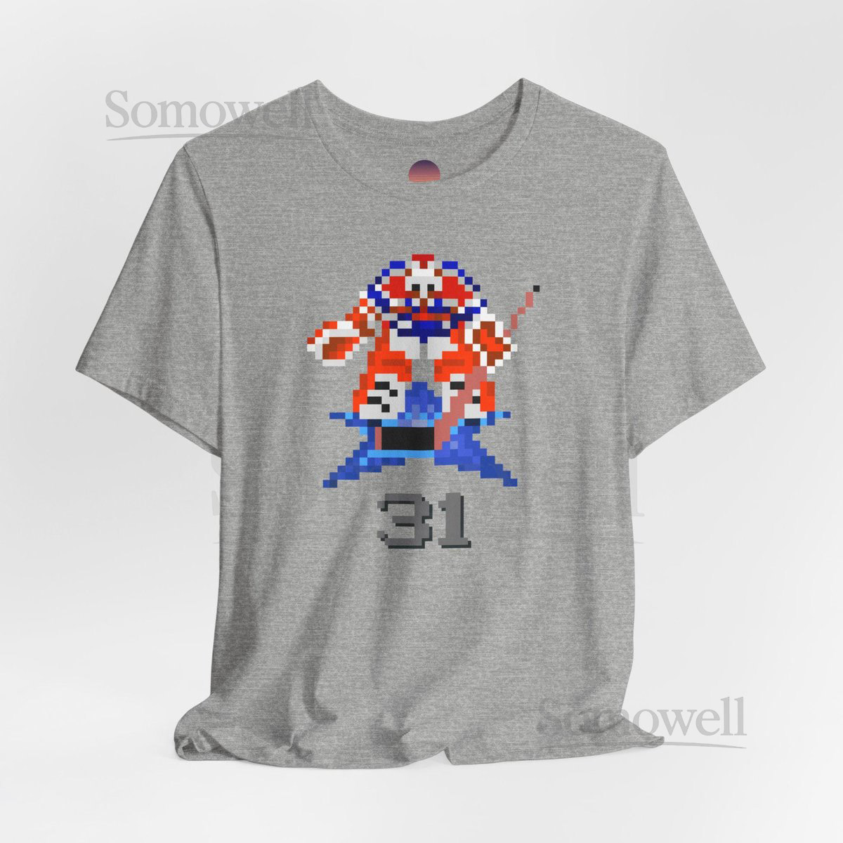 Grant Fuhr T-Shirt Fuhr 8-Bit T-Shirt Hockey retro T-Shirt Fuhr Oilers T-Shirt Edmonton Oilers T-Shirt Unisex NHL94_177
