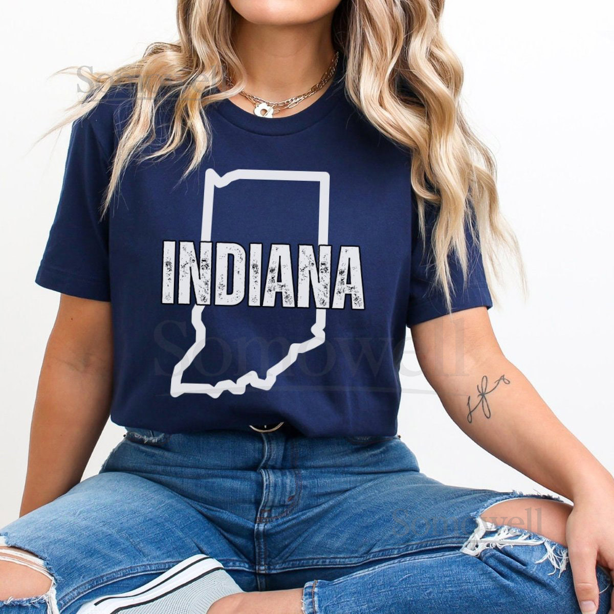 Indiana Tshirt Indiana State T-Shirt Indiana Shirts Midwest Graphic Tee Shirt Indiana Lover Tshirt Indiana Gift Souvenir _442