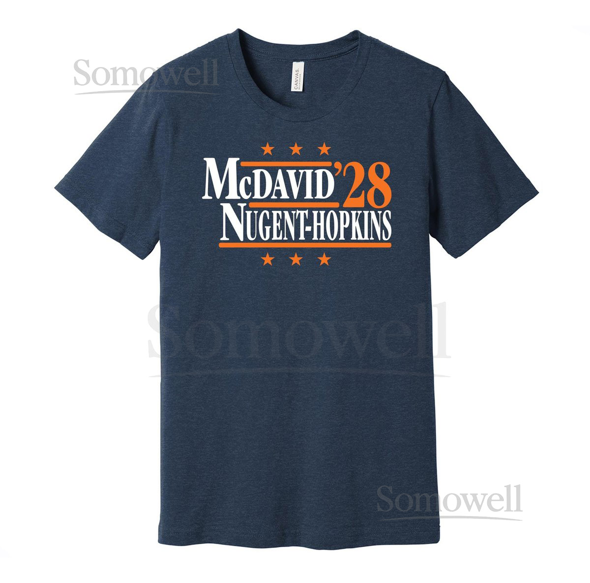 McDavid Nugent-Hopkins '28 - Political Campaign Parody Tee - Hockey Legends For President Fan Shirt S M L XL XXL 3XL Lots of Color Choices_326