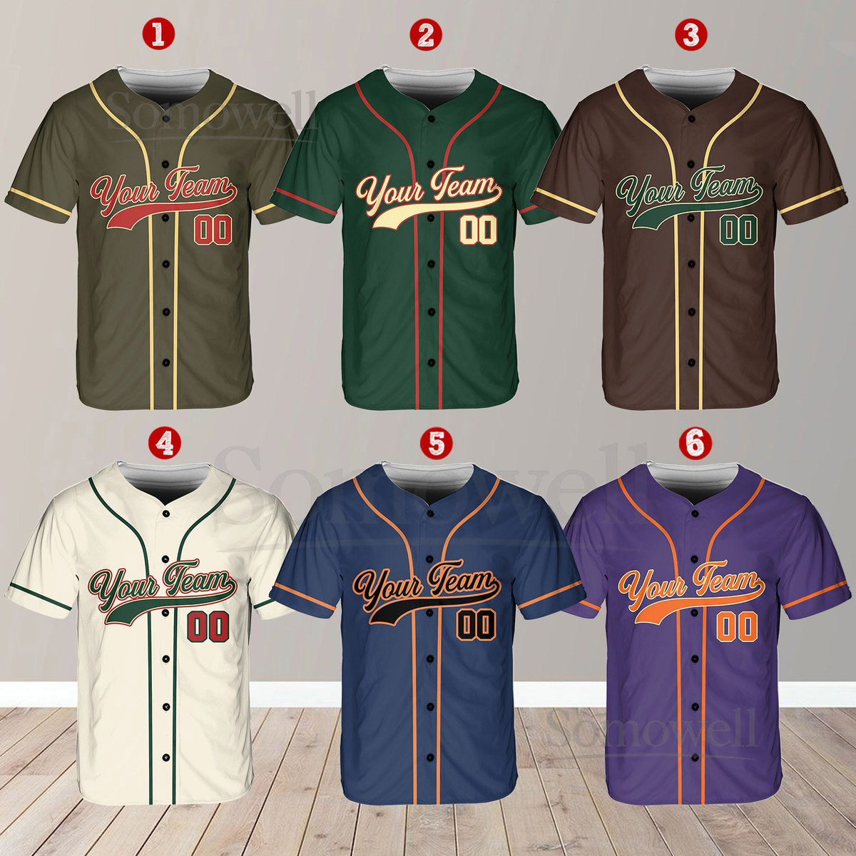 Personalized Team Name And Number Baseball Jersey Custom Baseball Jersey Shirt Baseball Jersey Uniform For Baseball Fans Baseball Lovers_442