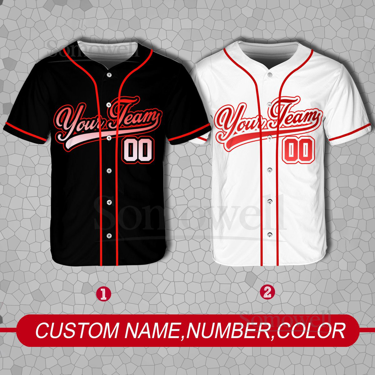 Personalized Team Name And Number Baseball Jersey Custom Baseball Jersey Shirt Baseball Jersey Uniform For Baseball Fans Lovers_572