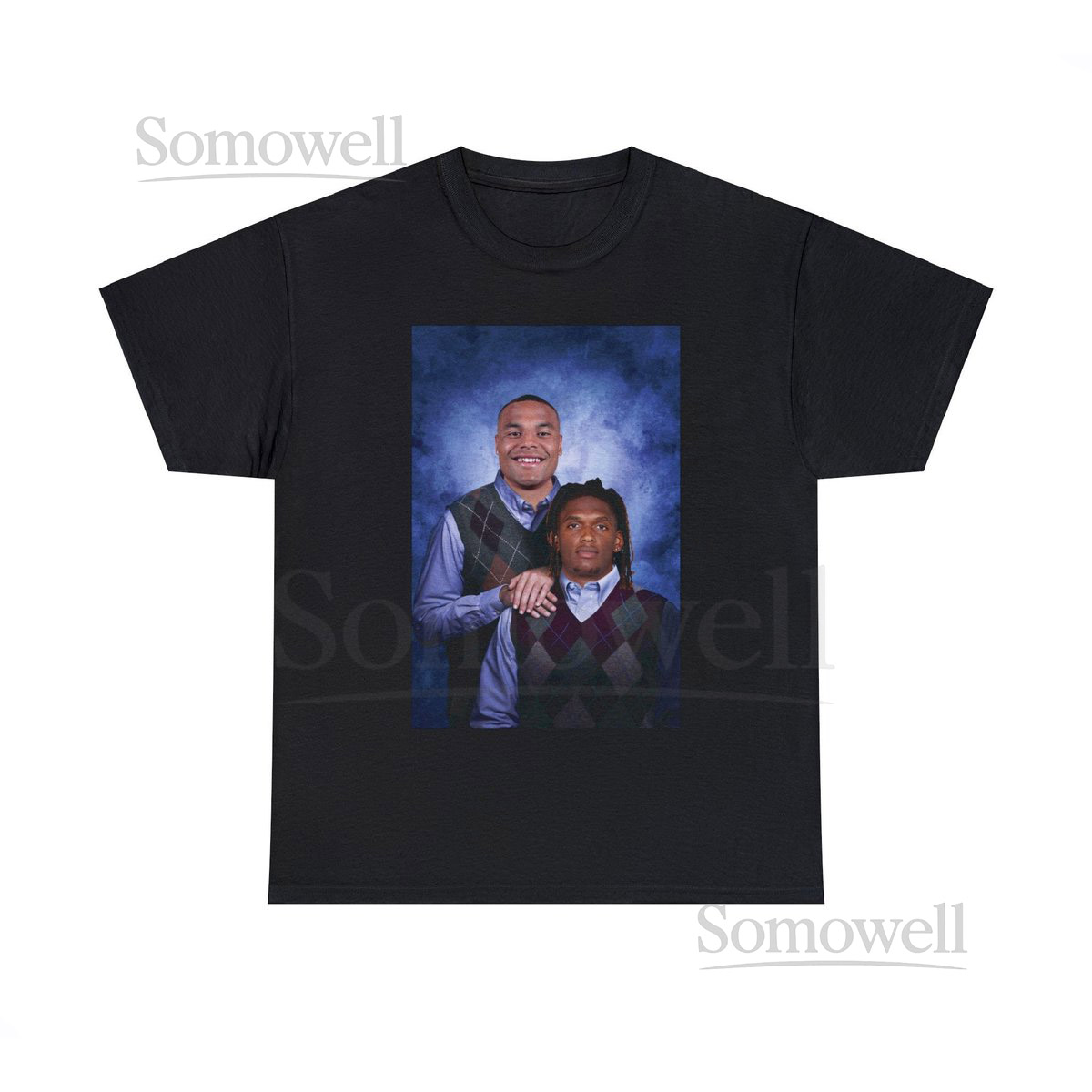 Dak Prescott CeeDee Lamb Dallas Cowboys Funny Shirt Christmas Gift Fathers Day Unisex Heavy Cotton Tee Short Sleeve Tee_103