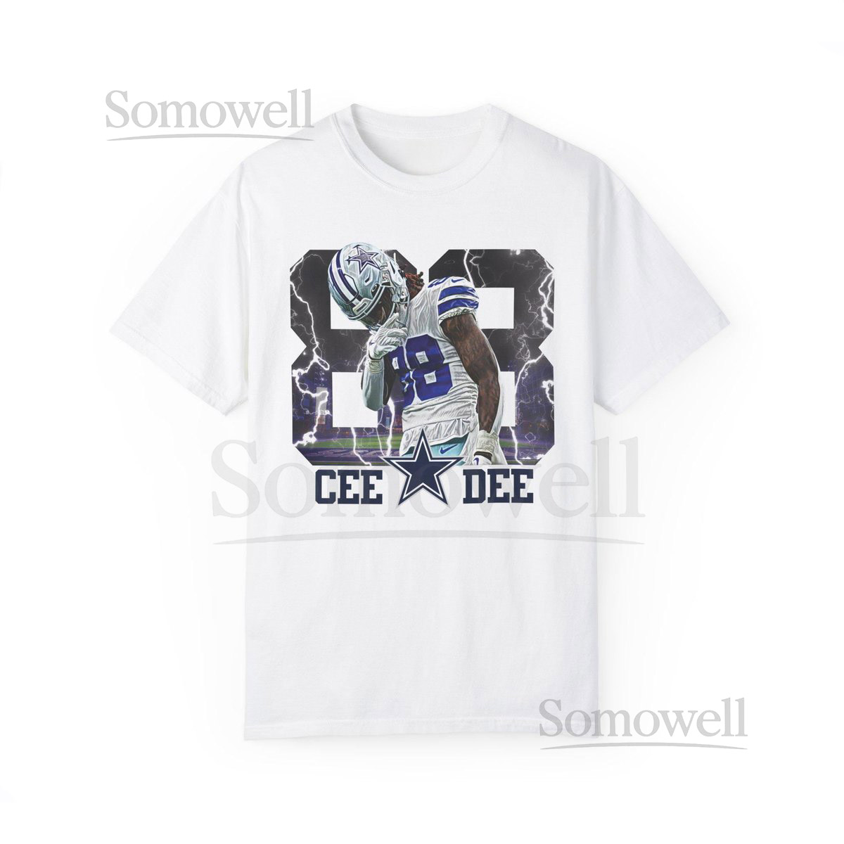 Comfort Colors Cee Dee Lamb Tee Dallas Cowboys Cowboys Football Dallas Cowboys Cheerleaders Dallas Texas Texas Football graphic tee_66