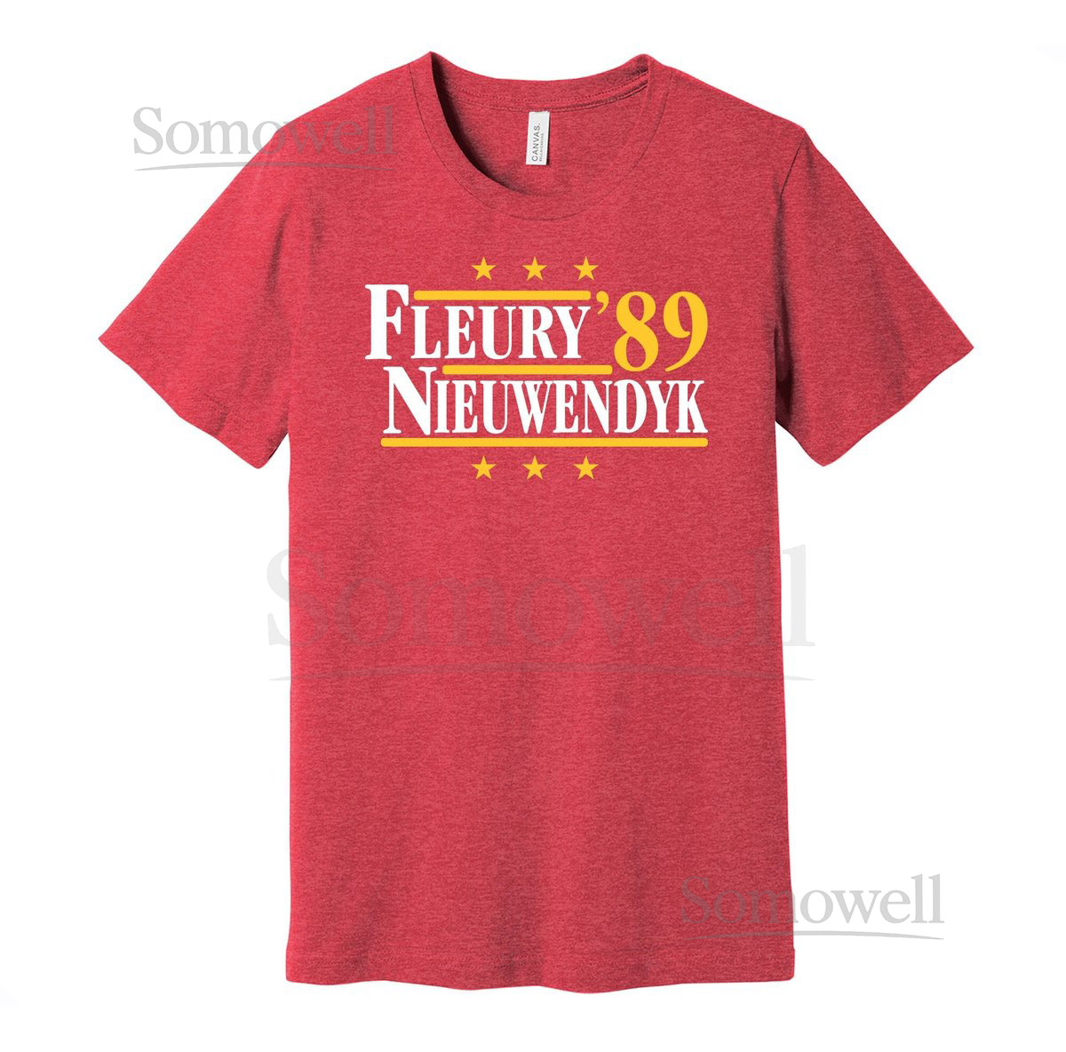 Fleury Nieuwendyk '89 - Political Campaign Parody Tee - Hockey Legends For President Fan Shirt S M L XL XXL 3XL Lots of Color Choices_163