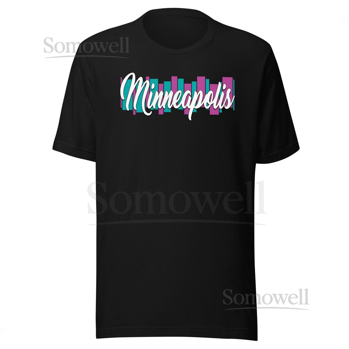 Minneapolis City T-Shirt Twin Cities Retro Tee Modern Geometric Design for Midwestern Fans_570