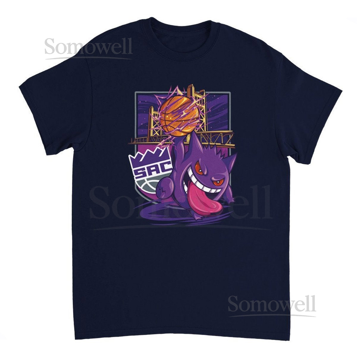 Sacramento Kings Gengar T-shirt_376
