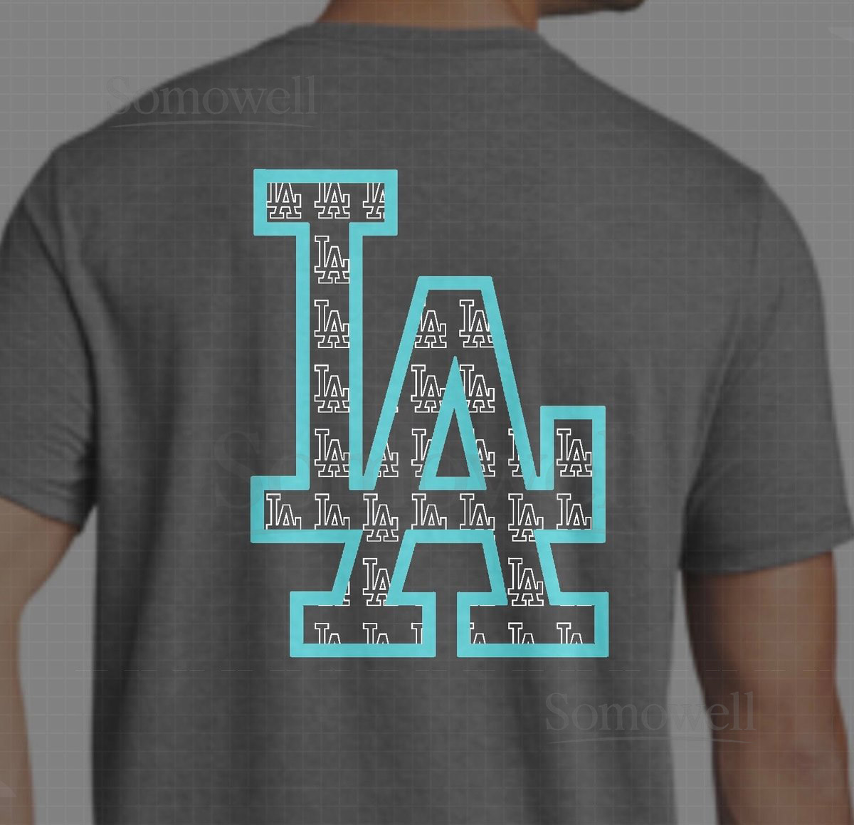 LA Dodgers logo in logo_533