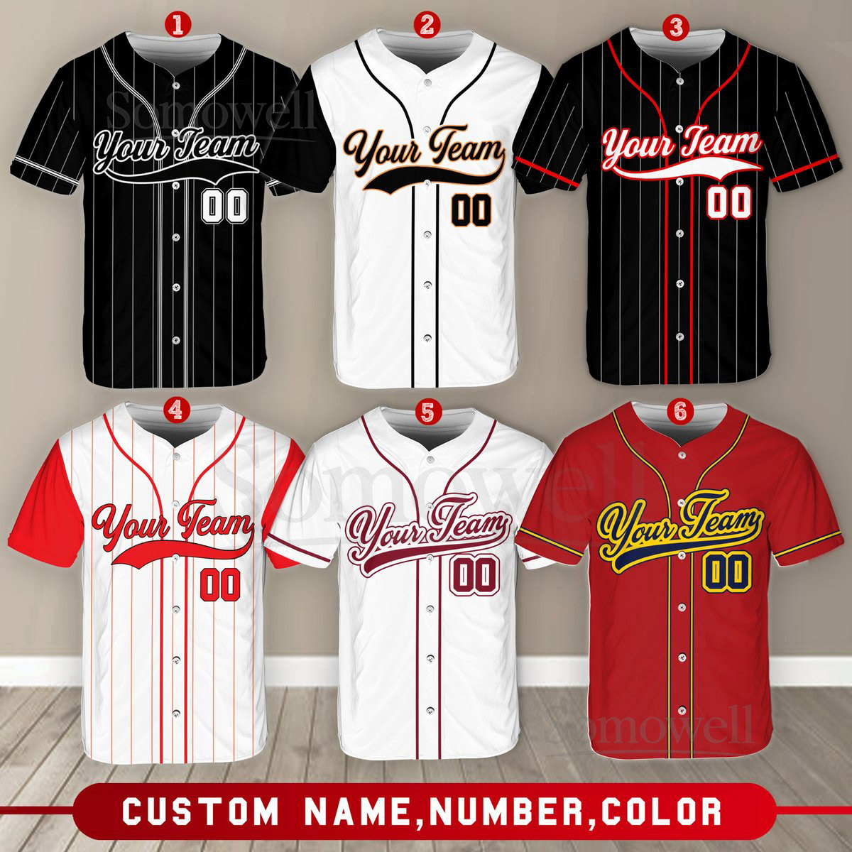 Personalized Team Name And Number Baseball Jersey Custom Baseball Jersey Shirt Baseball Jersey Uniform For Baseball Fans Baseball Lovers_448