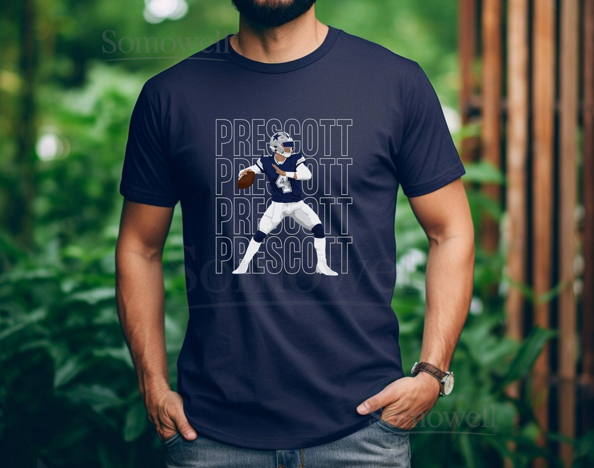 Dak Prescott Dallas Cowboys Unisex Softstyle T-Shirt_106