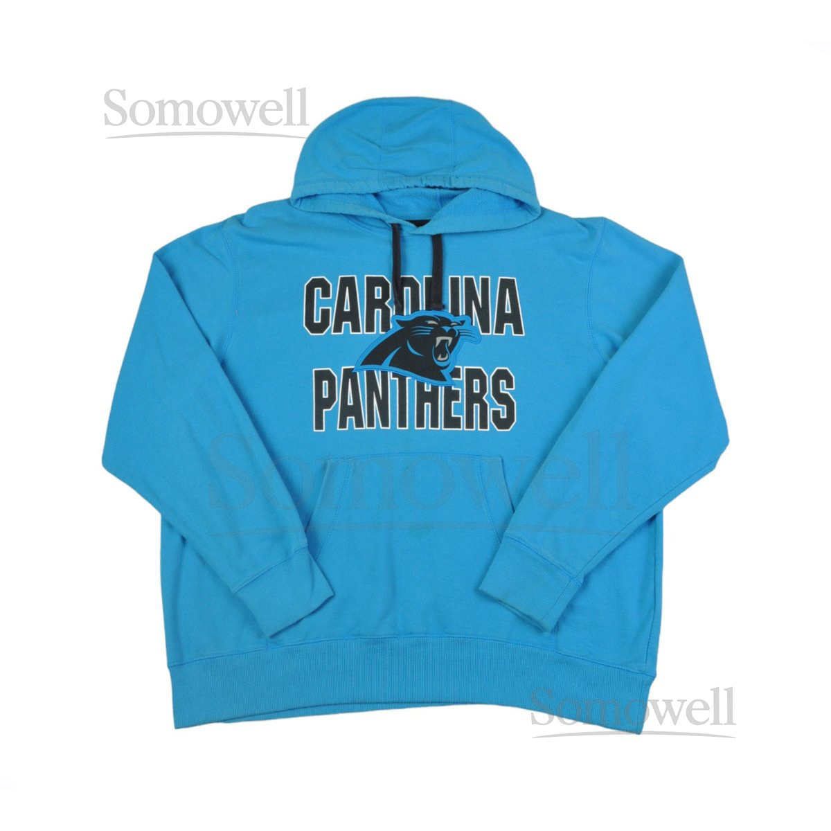 Vintage NFL Carolina Panthers Hoodie Sweatshirt Blue XL_1104