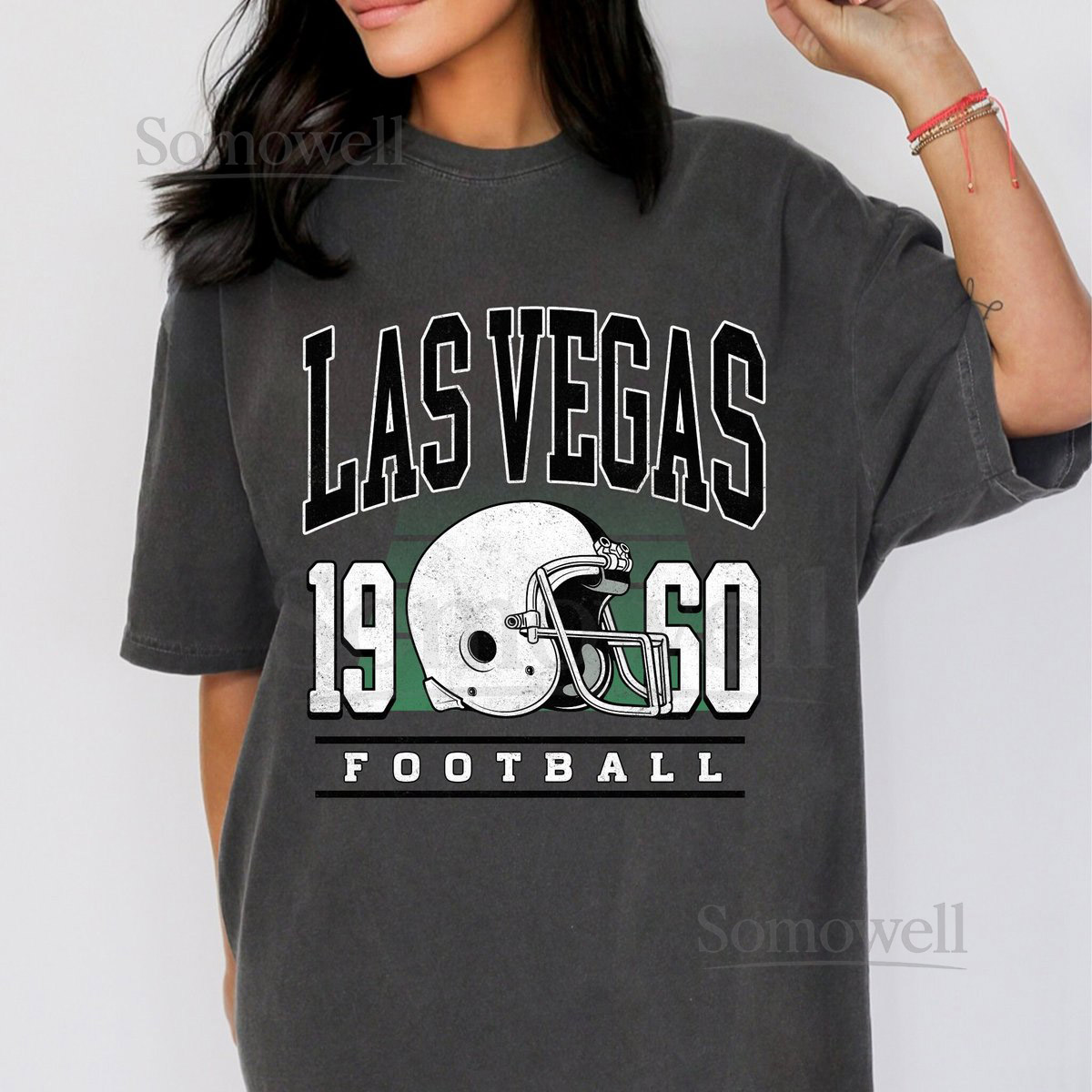 Las Vegas Football Garment-Dyed T-shirt_455