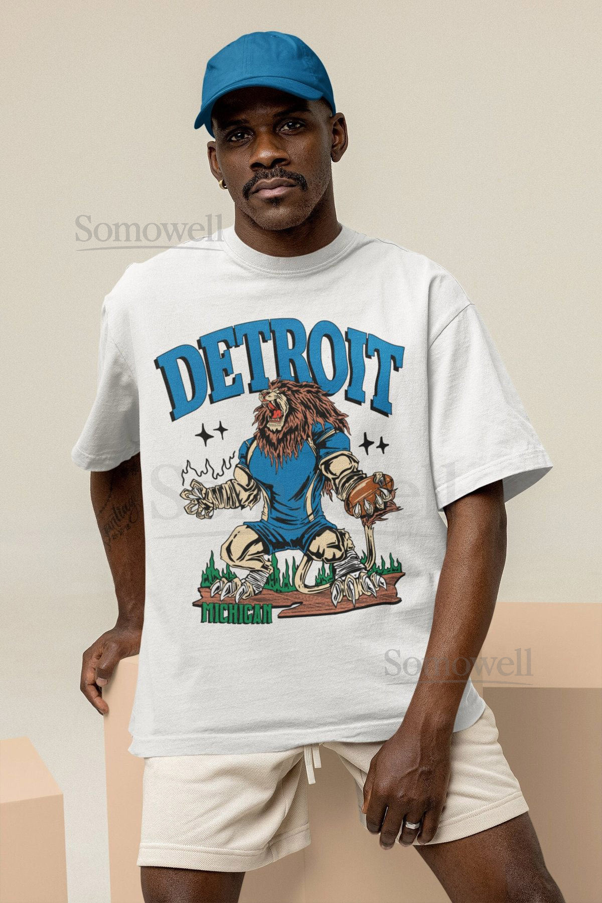 Detroit Football T Shirt Detroit Graphic Bootleg T Shirt Vintage Detroit Football Vintage Detroit Football Shirt Detroit Shirt_151