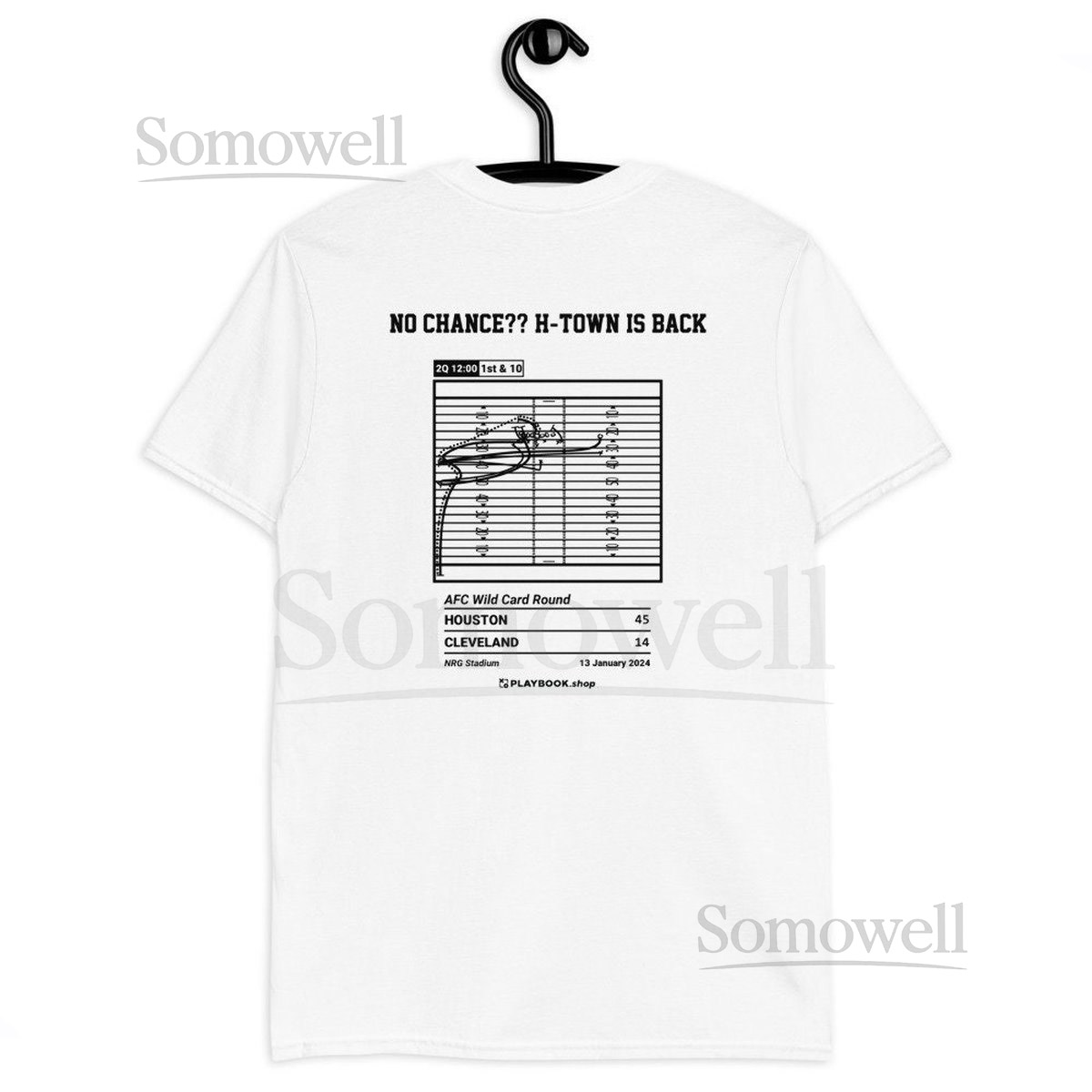 Greatest Texans Plays T-shirt No Chance H-Town is Bac_188