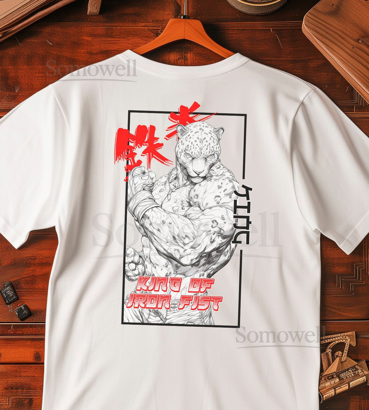 TEKKEN King Anime T Shirt Men's Tekken Game Tee Gaming Streetwear Graphic T-Shirt Gifts for Gamers Stylish Japanese Anime Shirt_392