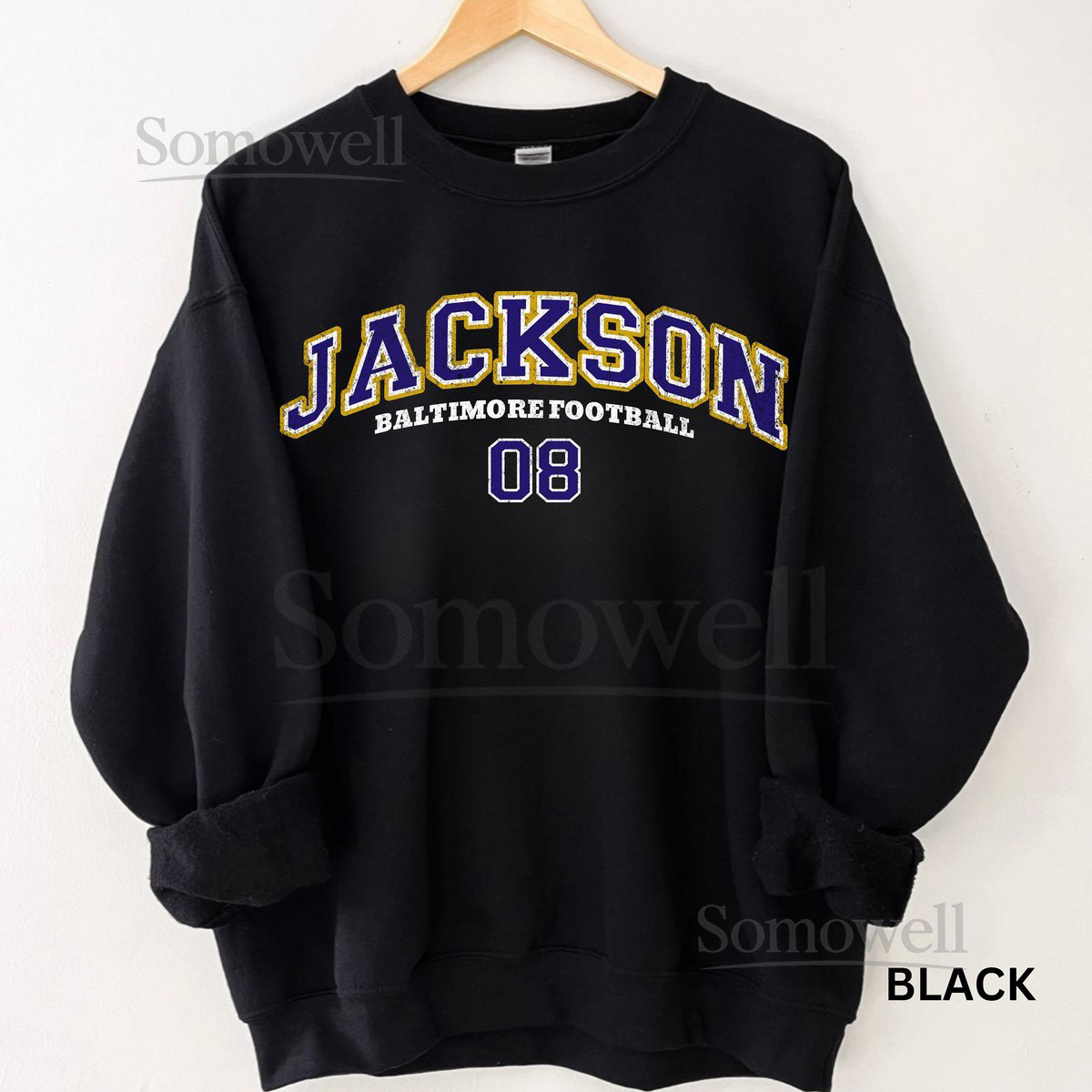 Lamar Jackson Sweatshirt Baltimore Raven Football Crewneck Lamar Jackson Shirt Raven Football Gift Baltimore Sweatshirt_771