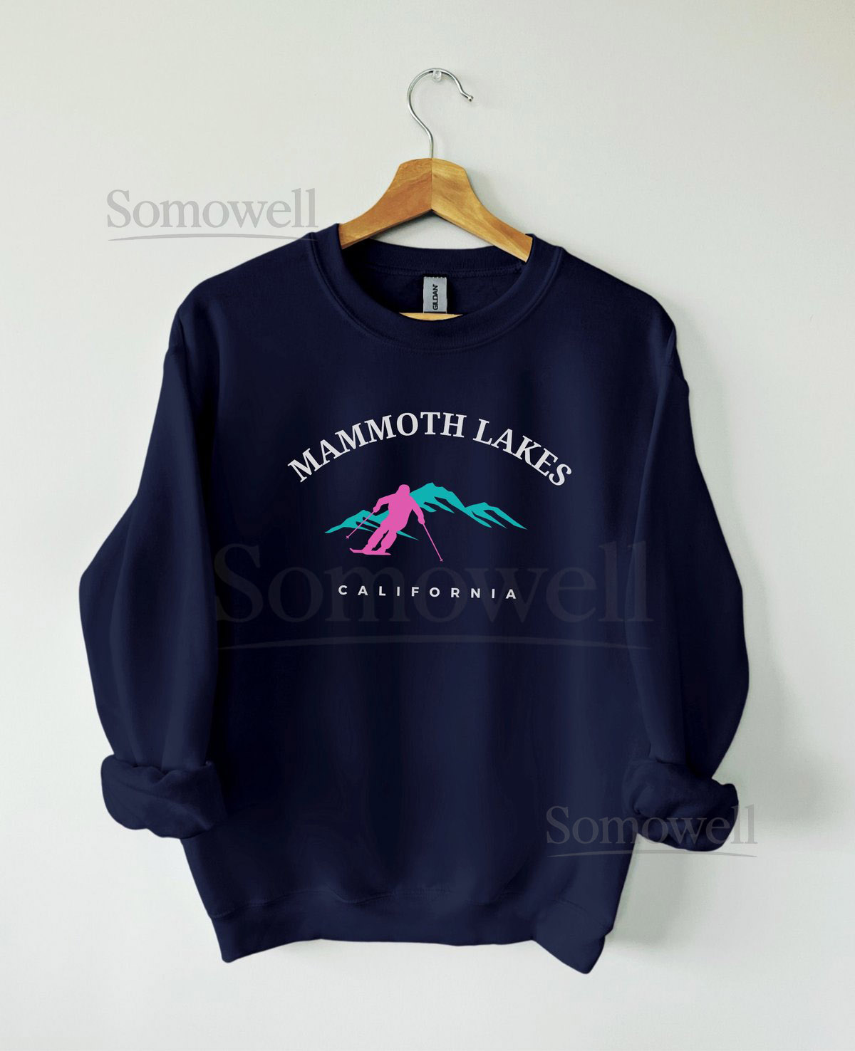 Mammoth Lakes California ski Sweatshirt After Ski Vintage style Mammoth lakes Alpine sweater Mammoth lakes ski Cali style Ski design_273