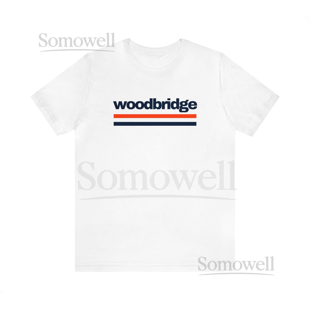 Woodbridge - Tigers Orange Stripes - Detroit Historic Neighborhood Tee - Unisex Jersey Short Sleeve Tee_958