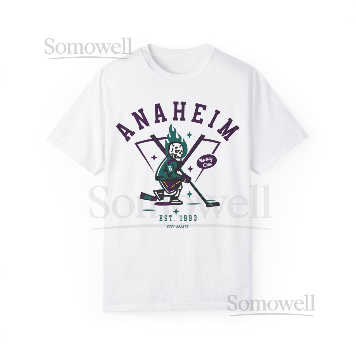 Anaheim hockey Unisex Garment-Dyed T-shirt_27